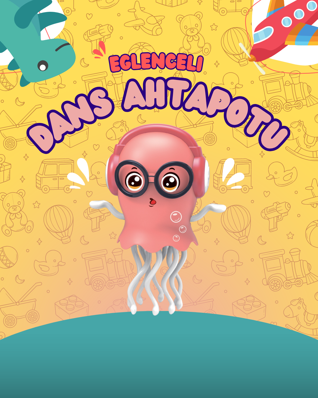 Dans Eden Eğlenceli Eğitici Ahtapot