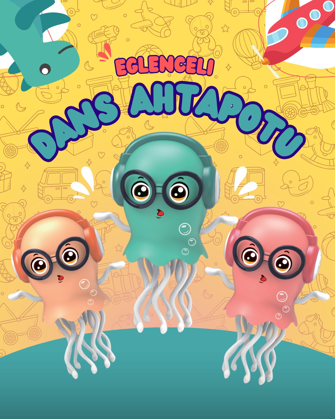 Dans Eden Eğlenceli Eğitici Ahtapot