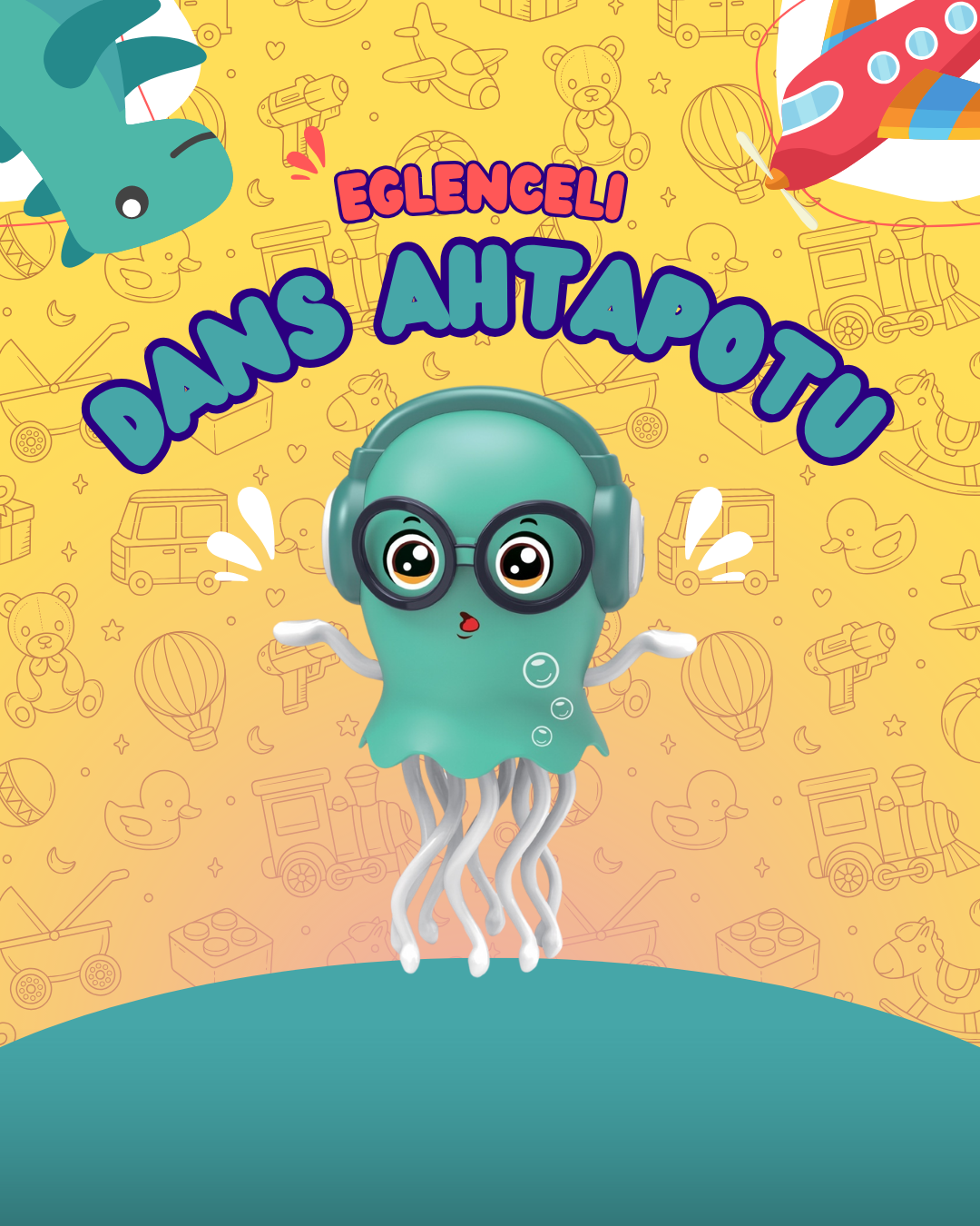 Dans Eden Eğlenceli Eğitici Ahtapot